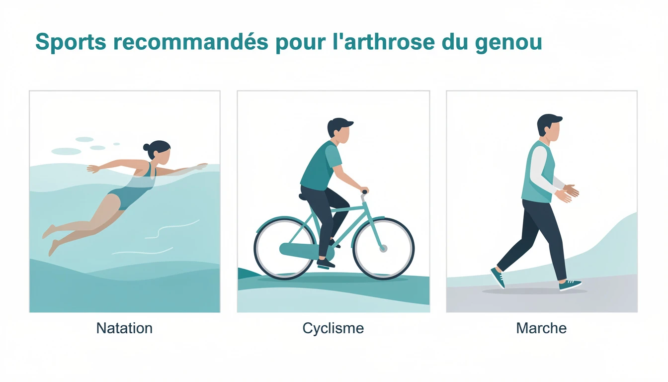 Sport et arthrose du genou : quelles activités ?