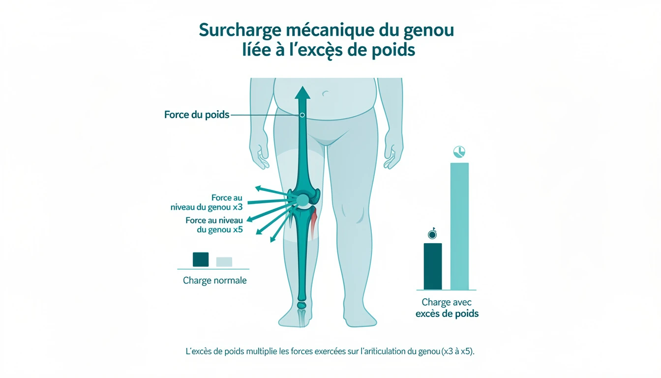 Surpoids et arthrose du genou : quel lien ?