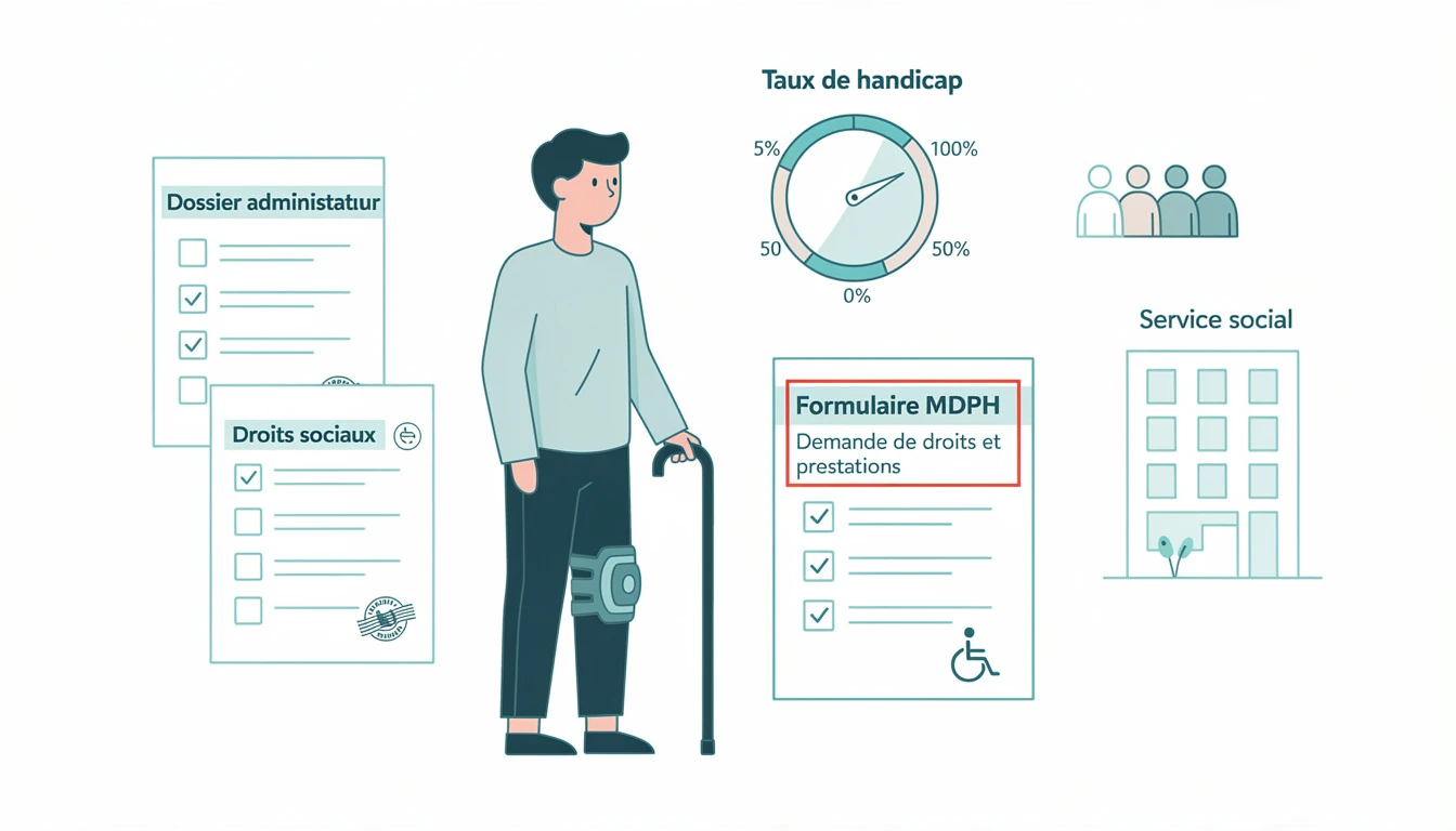 Taux d'invalidité pour arthrose du genou